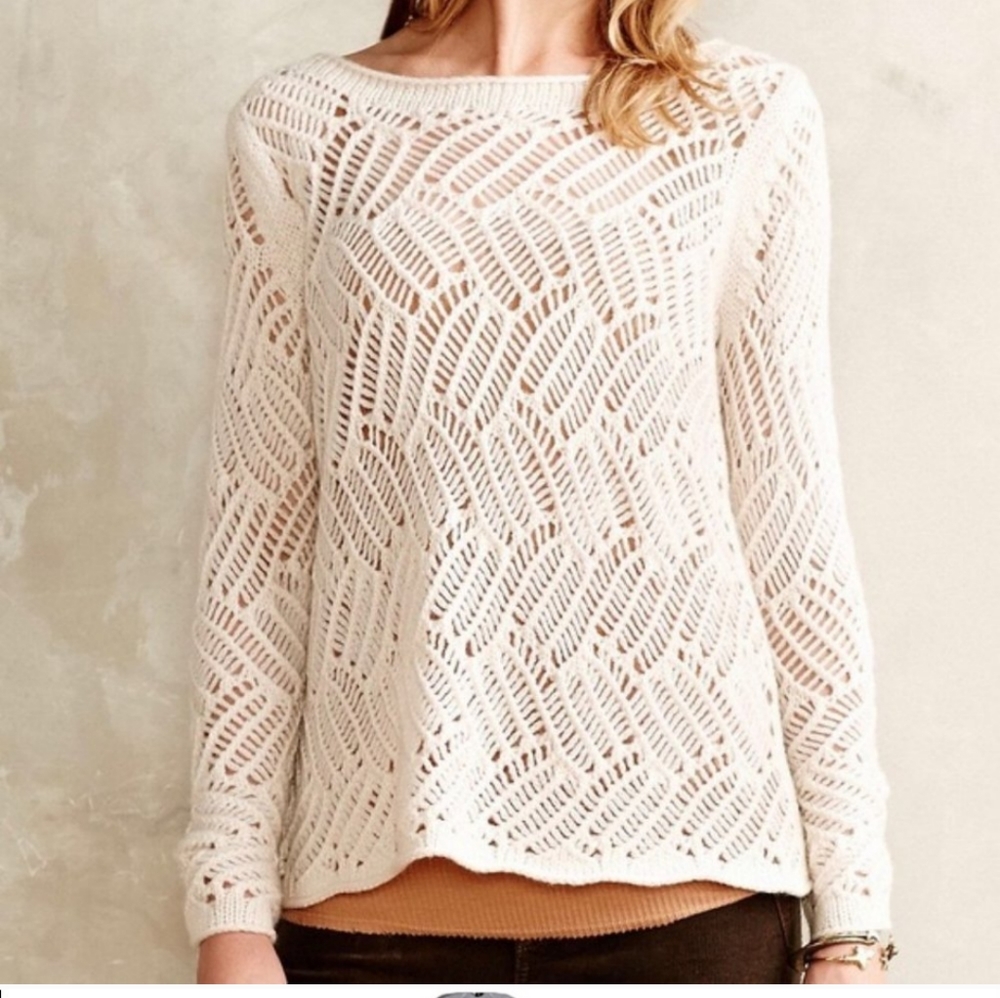 Anthropologie knit sweater medium
